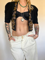 Load image into Gallery viewer, 1940’s CREPE BOLERO
