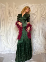 Load image into Gallery viewer, 1940’s JACQUARD GOWN
