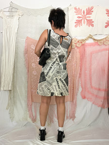 NEWSPAPER PAPER DRESS