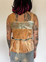 Load image into Gallery viewer, 1920’s VELVET SILK + SEQUIN CAMISOLE
