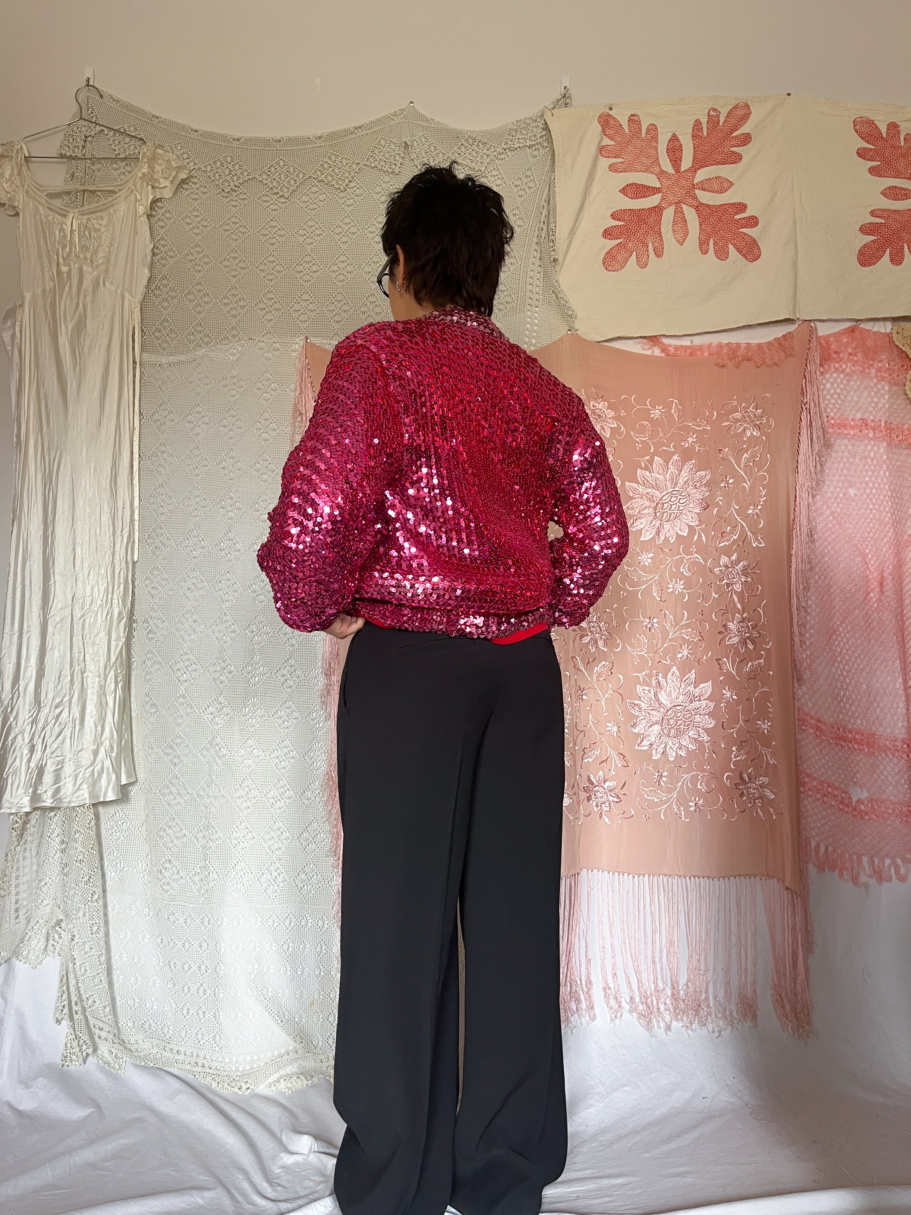 1960’S SEQUINED VARSITY JACKET