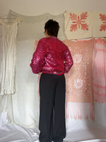 Load image into Gallery viewer, 1960’S SEQUINED VARSITY JACKET
