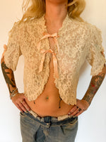 Load image into Gallery viewer, 1960’s LACE BED JACKET
