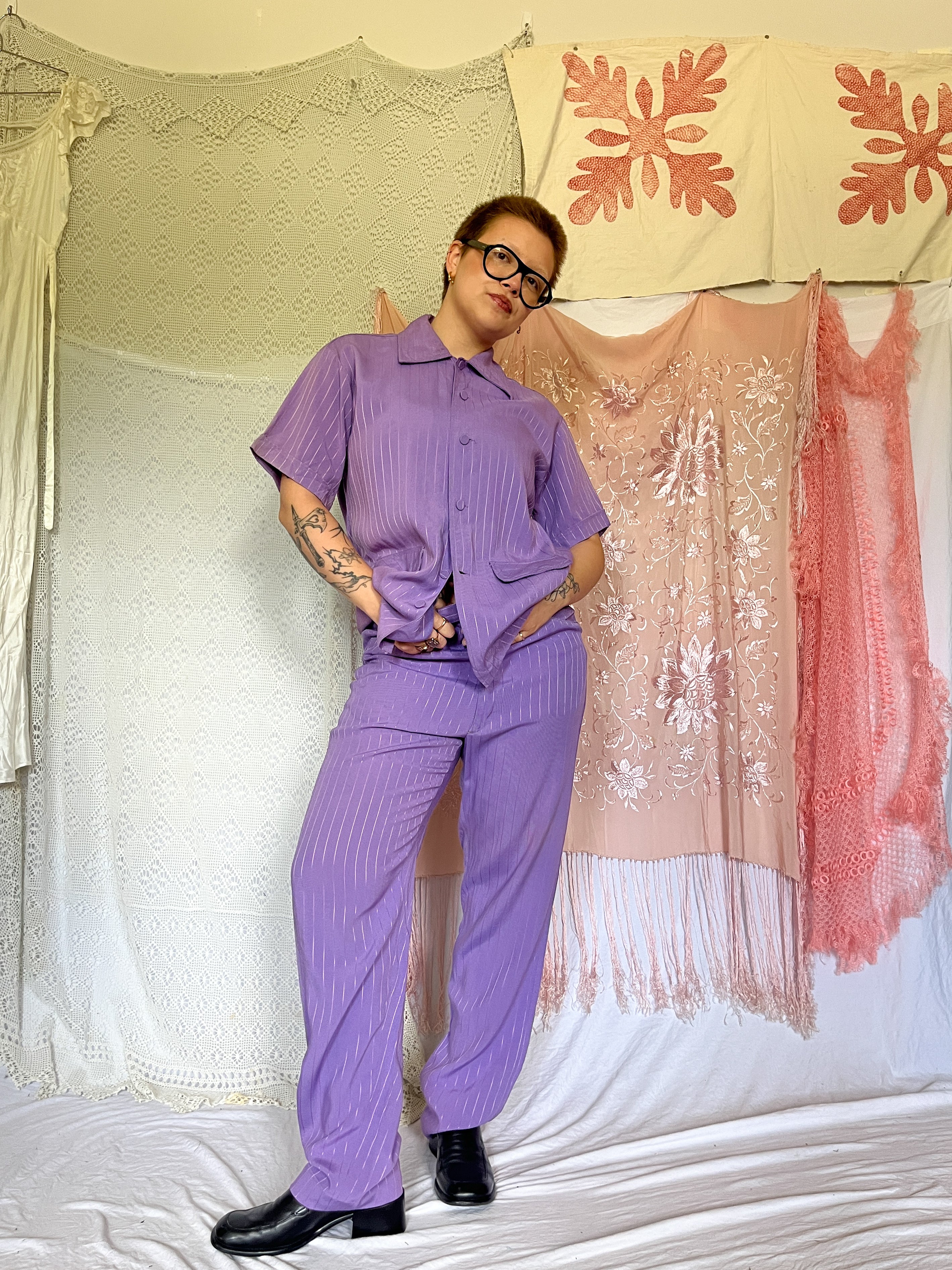 1940’s PURPLE LEISURE SUIT