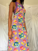 Load image into Gallery viewer, 1930’s PURPLE HALTER DRESS
