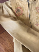 Load image into Gallery viewer, 1970’s HAND PAINTED LEATHER JACKET
