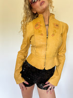Load image into Gallery viewer, 1970’s HAND PAINTED LEATHER JACKET
