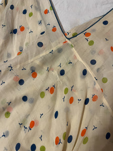 1930’s COTTON BIAS CUT DRESS