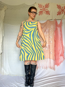 ZEBRA PRINT PAPER DRESS