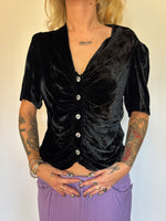 Load image into Gallery viewer, 1930’s SILK VELVET BLOUSE
