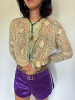 Load image into Gallery viewer, VICTORIAN CROCHET BLOUSE
