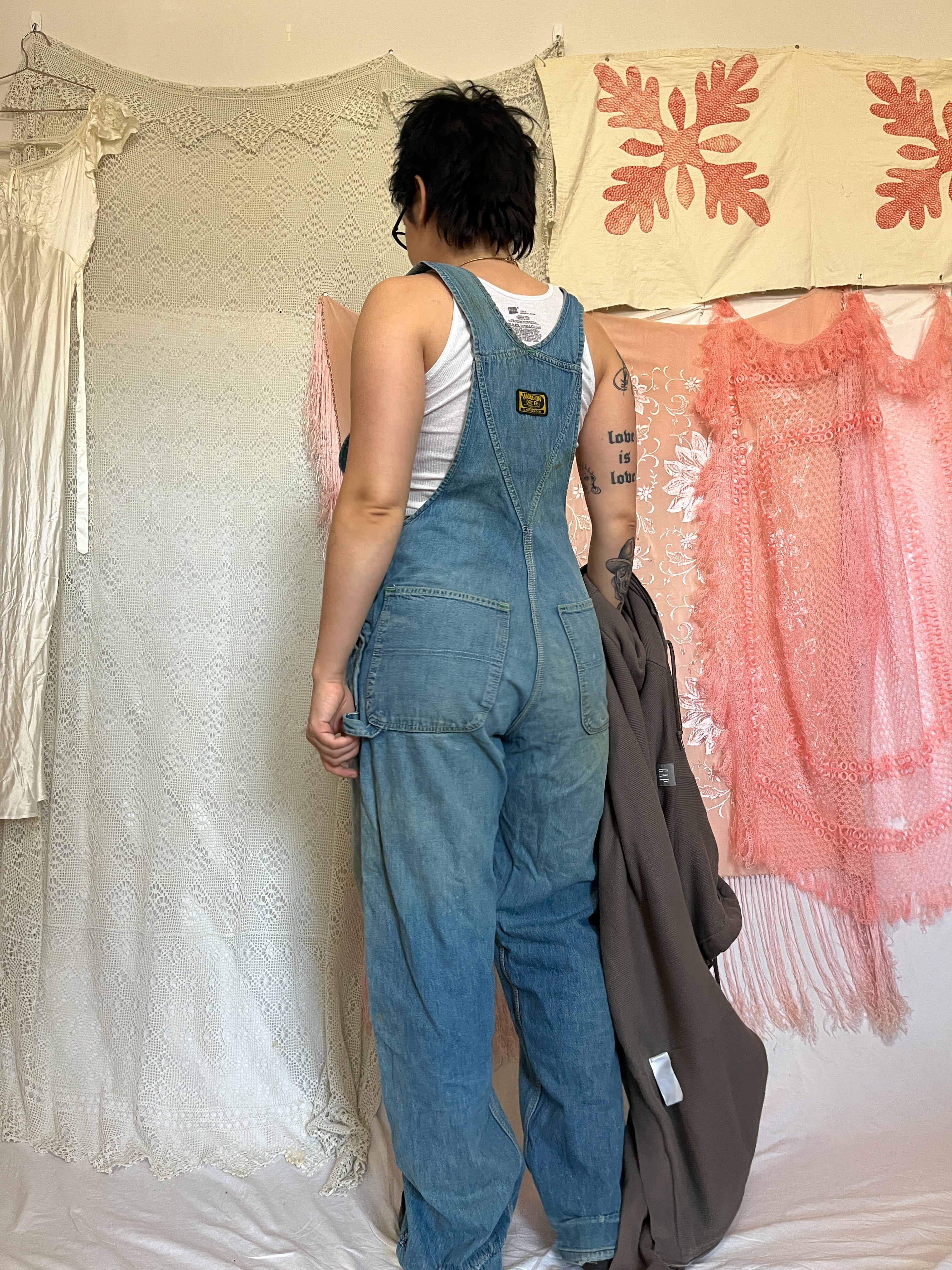 1960’s MENDED OVERALLS