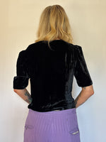 Load image into Gallery viewer, 1930’s SILK VELVET BLOUSE
