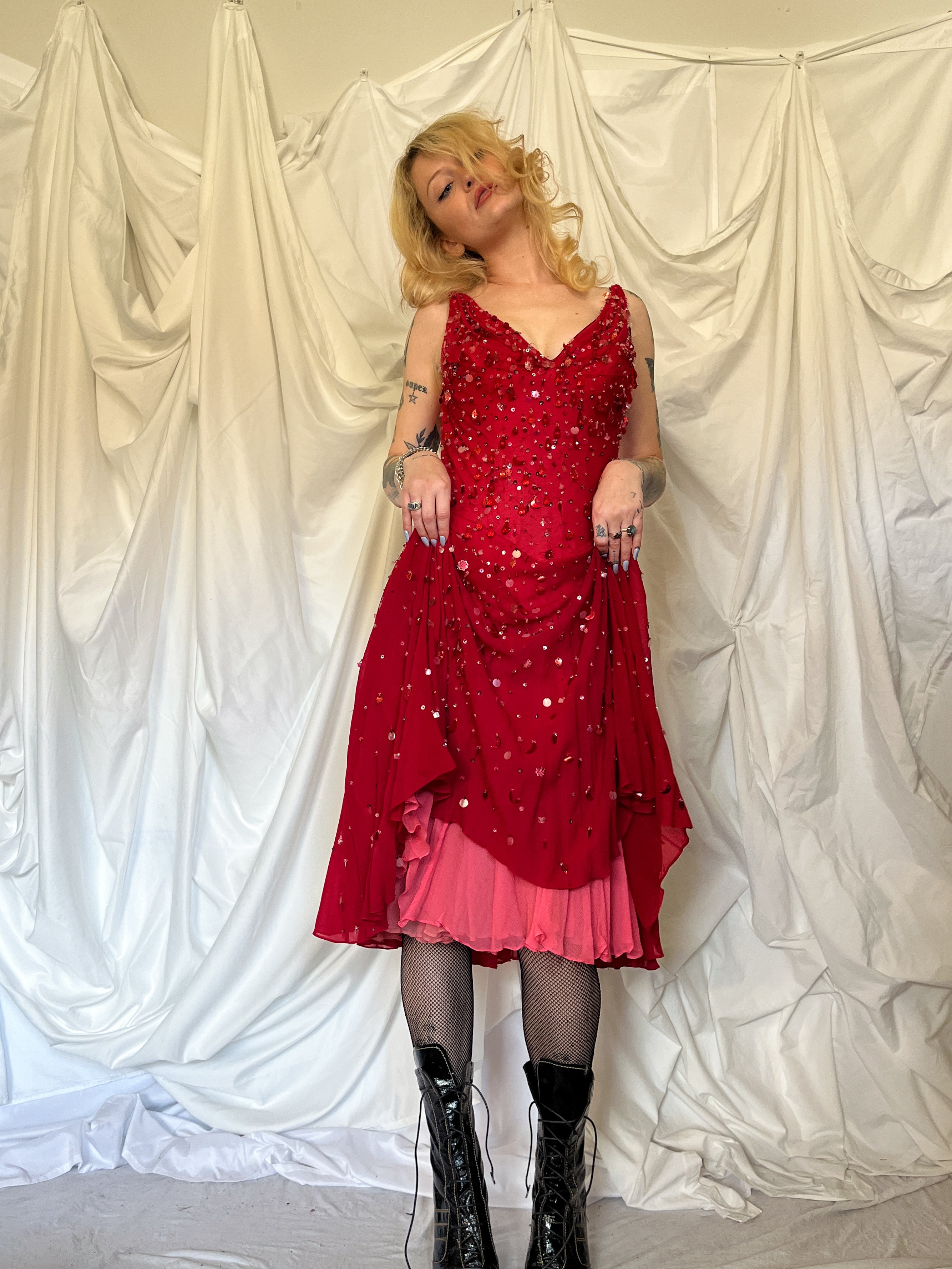 1930’s BEADED DANCER DRESS