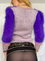 Load image into Gallery viewer, 1980’s HANDMADE ANGORA SWEATER
