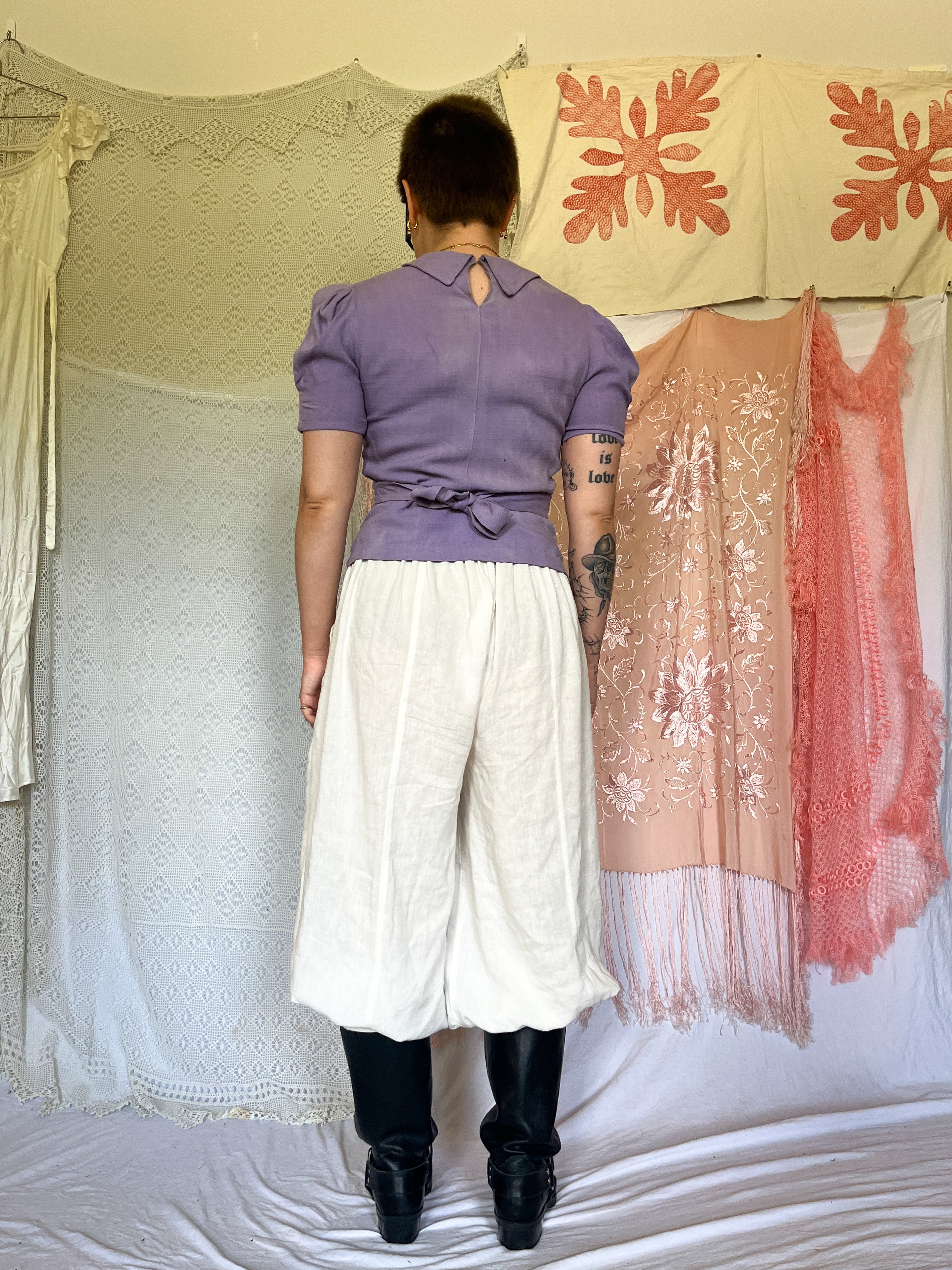 1940’s PURPLE BLOUSE
