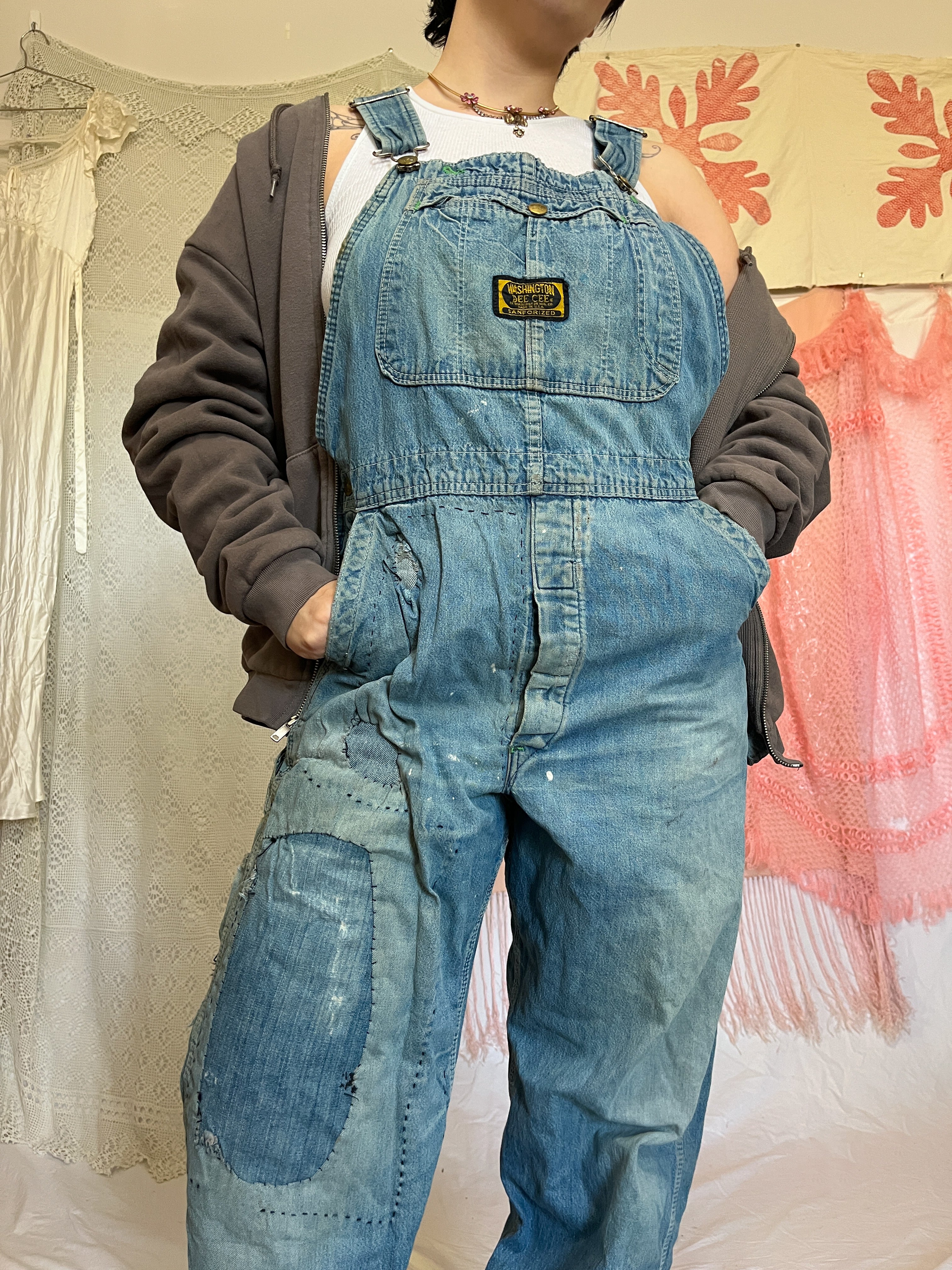 1960’s MENDED OVERALLS