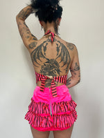 Load image into Gallery viewer, 1970’s NEON PINK COSTUME SET
