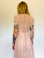 Load image into Gallery viewer, 1940’s ORGANZA MIDI DRESS
