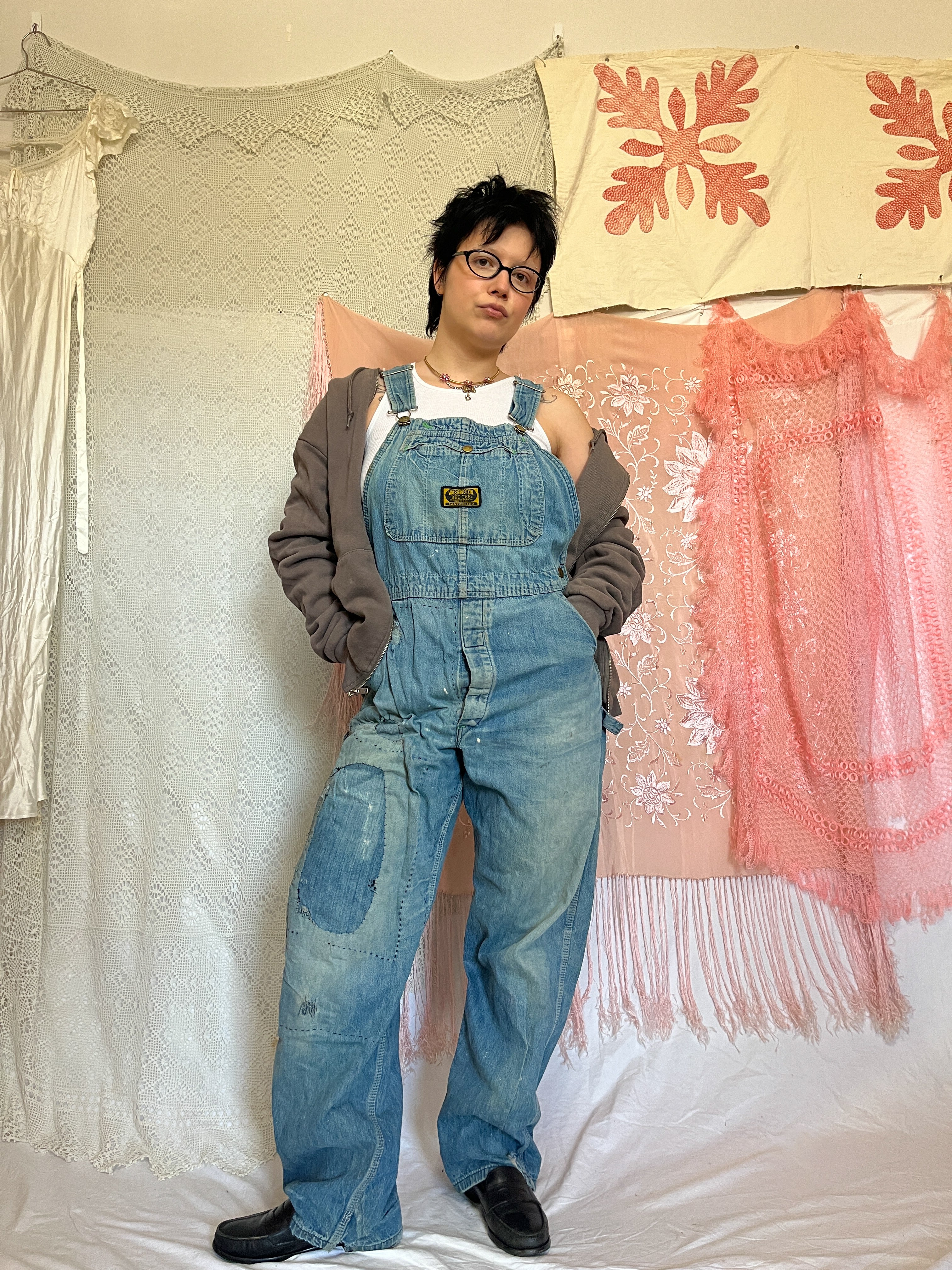 1960’s MENDED OVERALLS