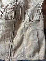 Load image into Gallery viewer, 1970’s MICROSUEDE FRINGE JACKET

