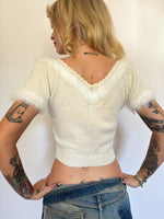 Load image into Gallery viewer, 1980’s ANGORA TRIM KNIT

