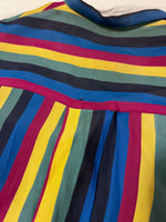 Load image into Gallery viewer, 1930’s MULTI-COLORED STRIPE BLOUSE

