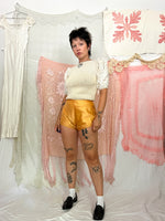 Load image into Gallery viewer, SATIN YELLOW HOTSHORTS
