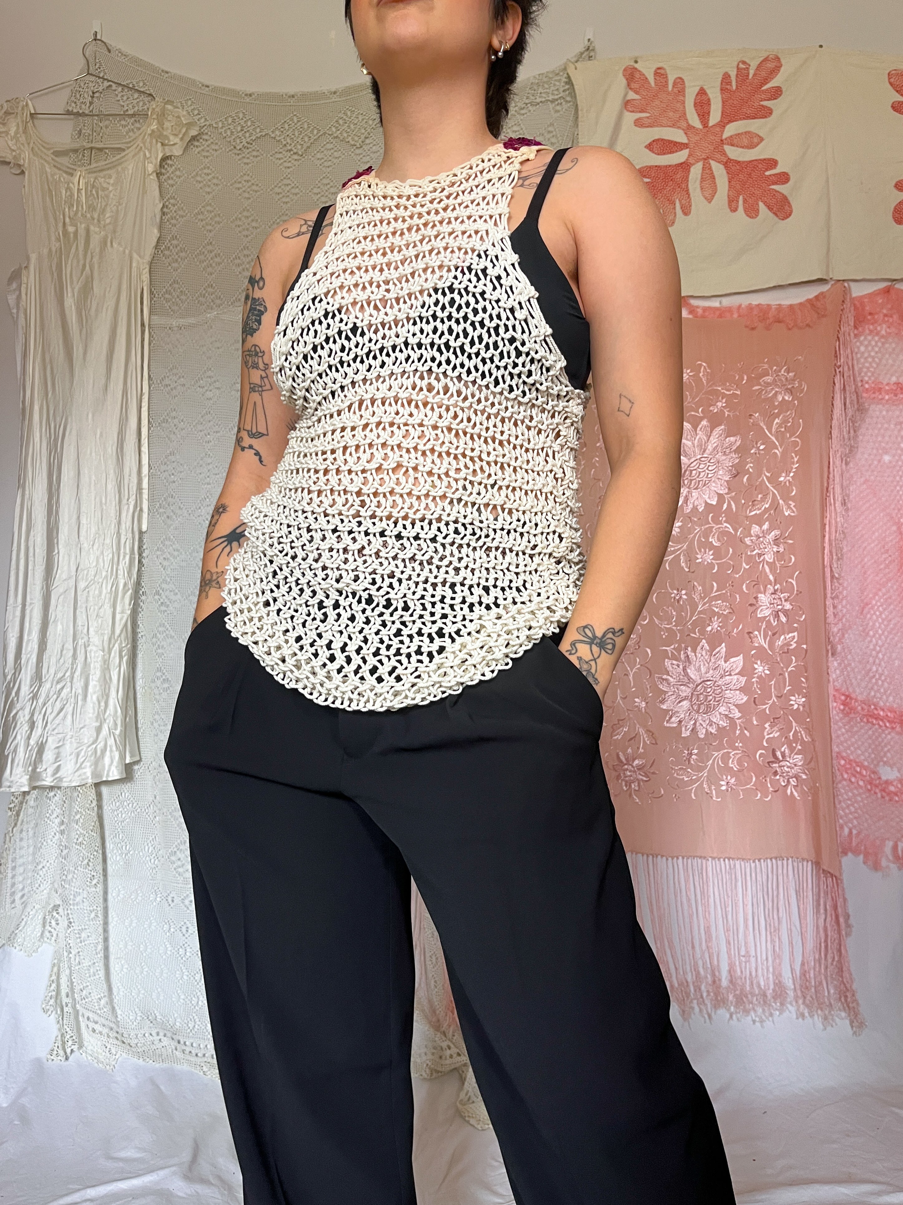 NETTED COSTUME TOP