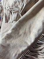 Load image into Gallery viewer, 1970’s MICROSUEDE FRINGE JACKET
