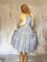 Load image into Gallery viewer, 1940’s BABY BLUE DRESS
