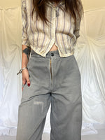 Load image into Gallery viewer, 1960’s GREY CHINOS
