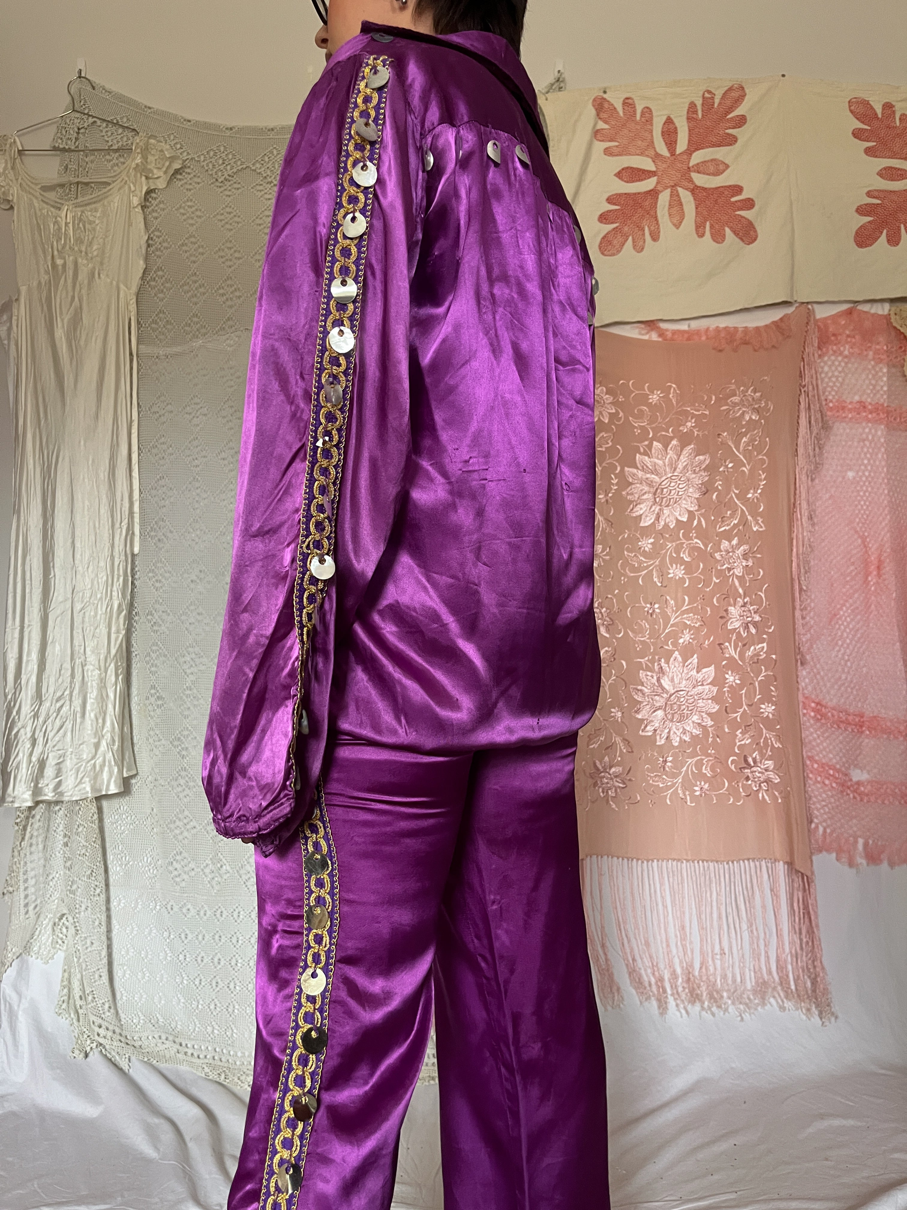 1970’S SATIN COSTUME SET