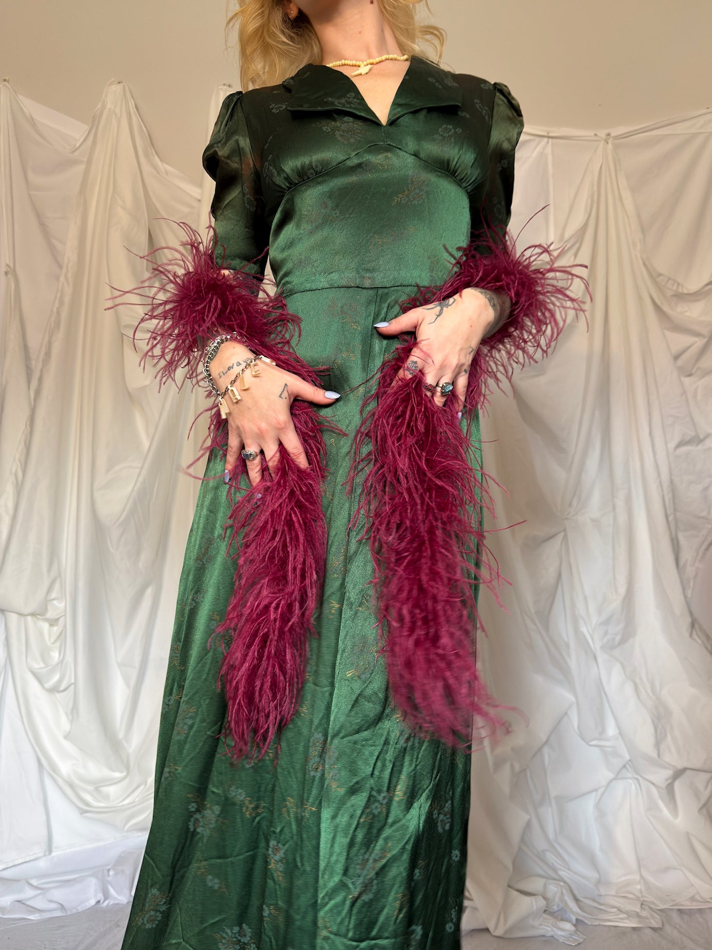 1940’s JACQUARD GOWN