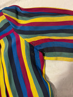 Load image into Gallery viewer, 1930’s MULTI-COLORED STRIPE BLOUSE
