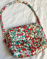 Load image into Gallery viewer, 1960’s TRAMP ART PURSE
