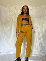 Load image into Gallery viewer, 1980’s MUSTARD SUIT
