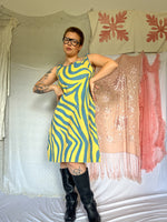 Load image into Gallery viewer, ZEBRA PRINT PAPER DRESS
