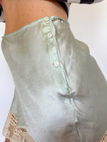Load image into Gallery viewer, 1930’s BLUE SILK TAP SHORTS
