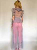 Load image into Gallery viewer, 1940’s NETTED LILAC DRESS
