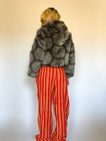 Load image into Gallery viewer, 1960’s FUR BOMBER JACKET
