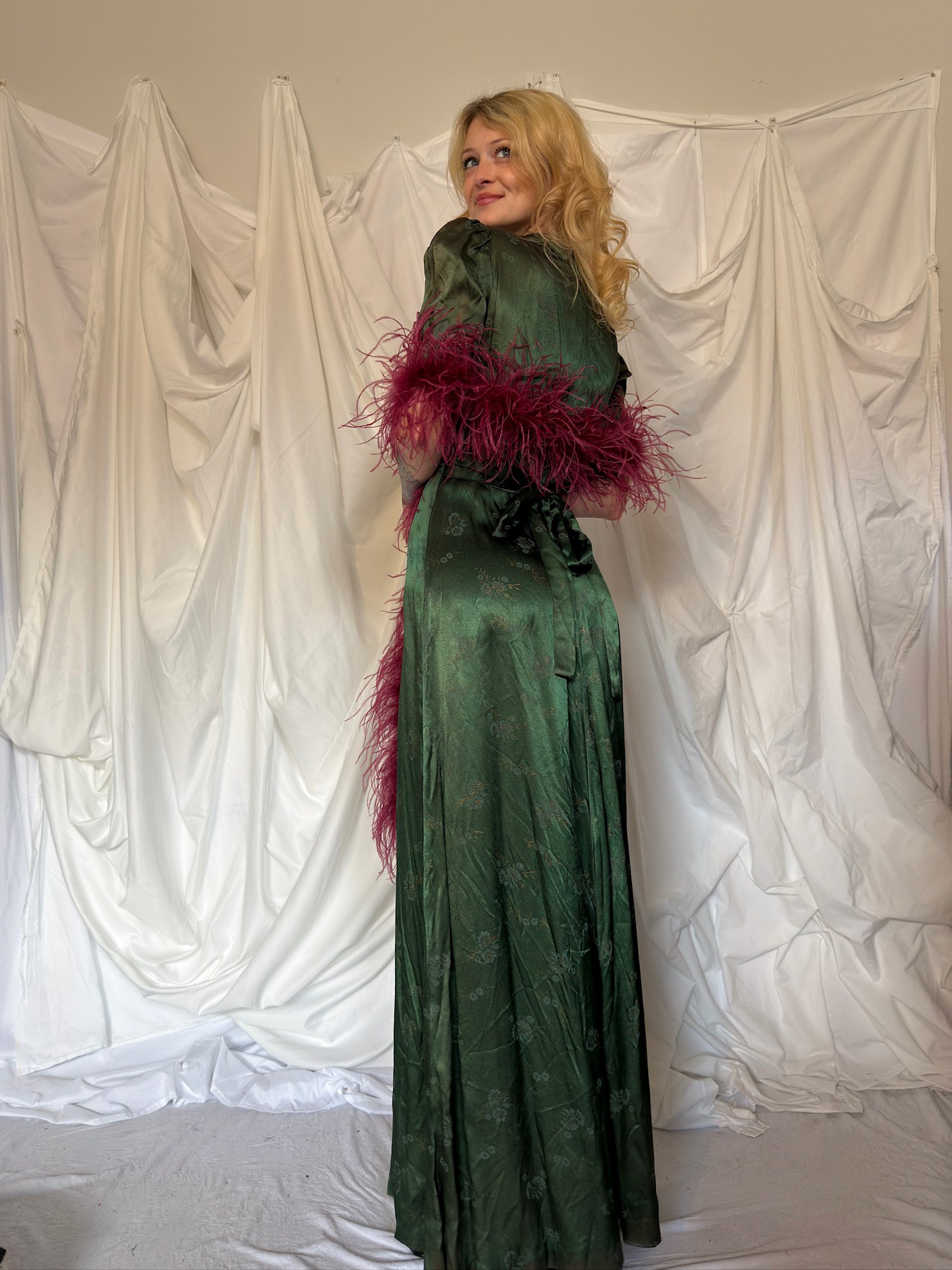 1940’s JACQUARD GOWN