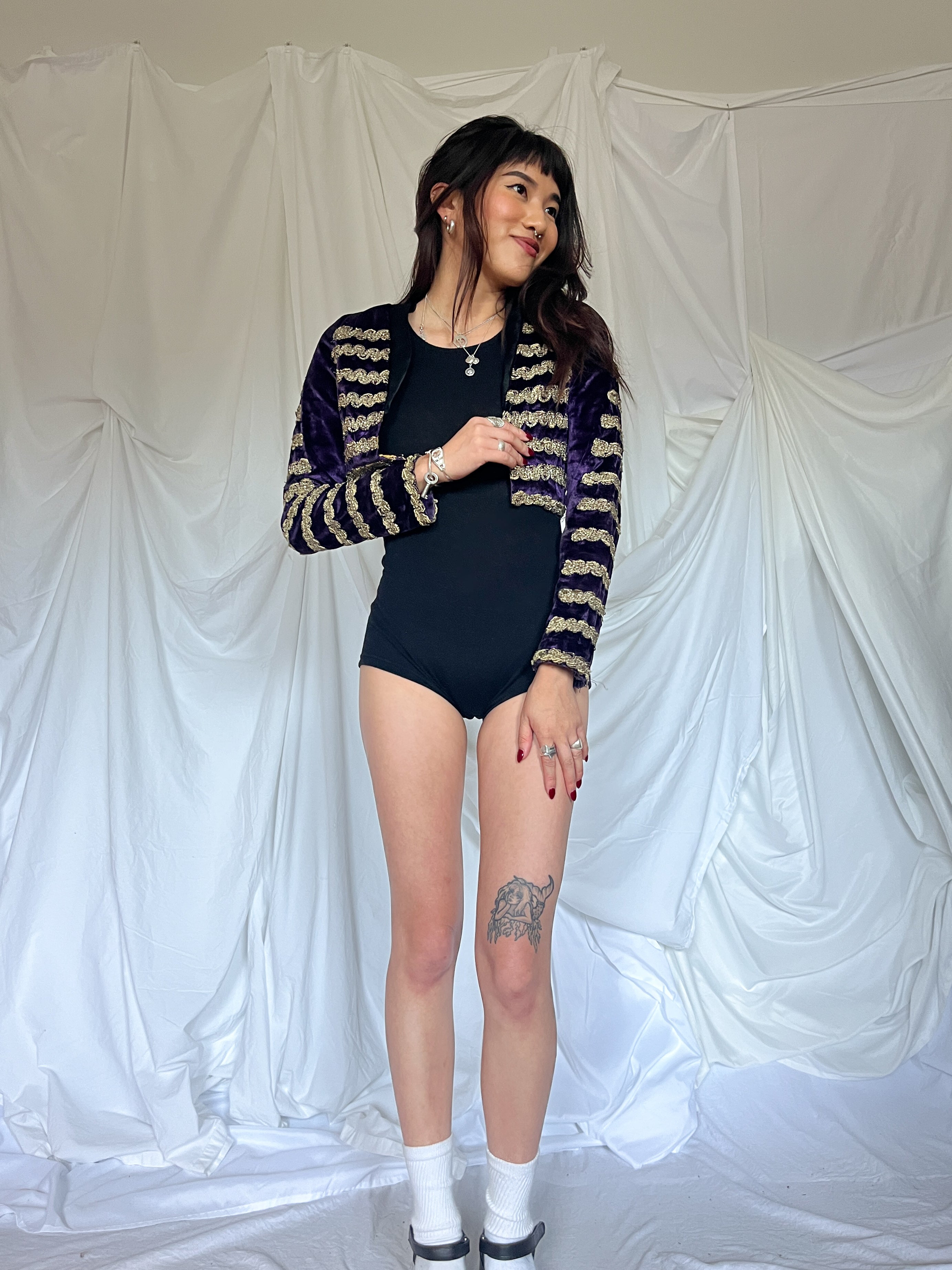 1930’s PURPLE VELVET JACKET