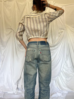 Load image into Gallery viewer, VICTORIAN STRIPED BLOUSE
