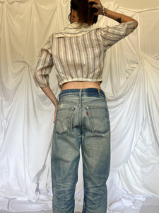 VICTORIAN STRIPED BLOUSE
