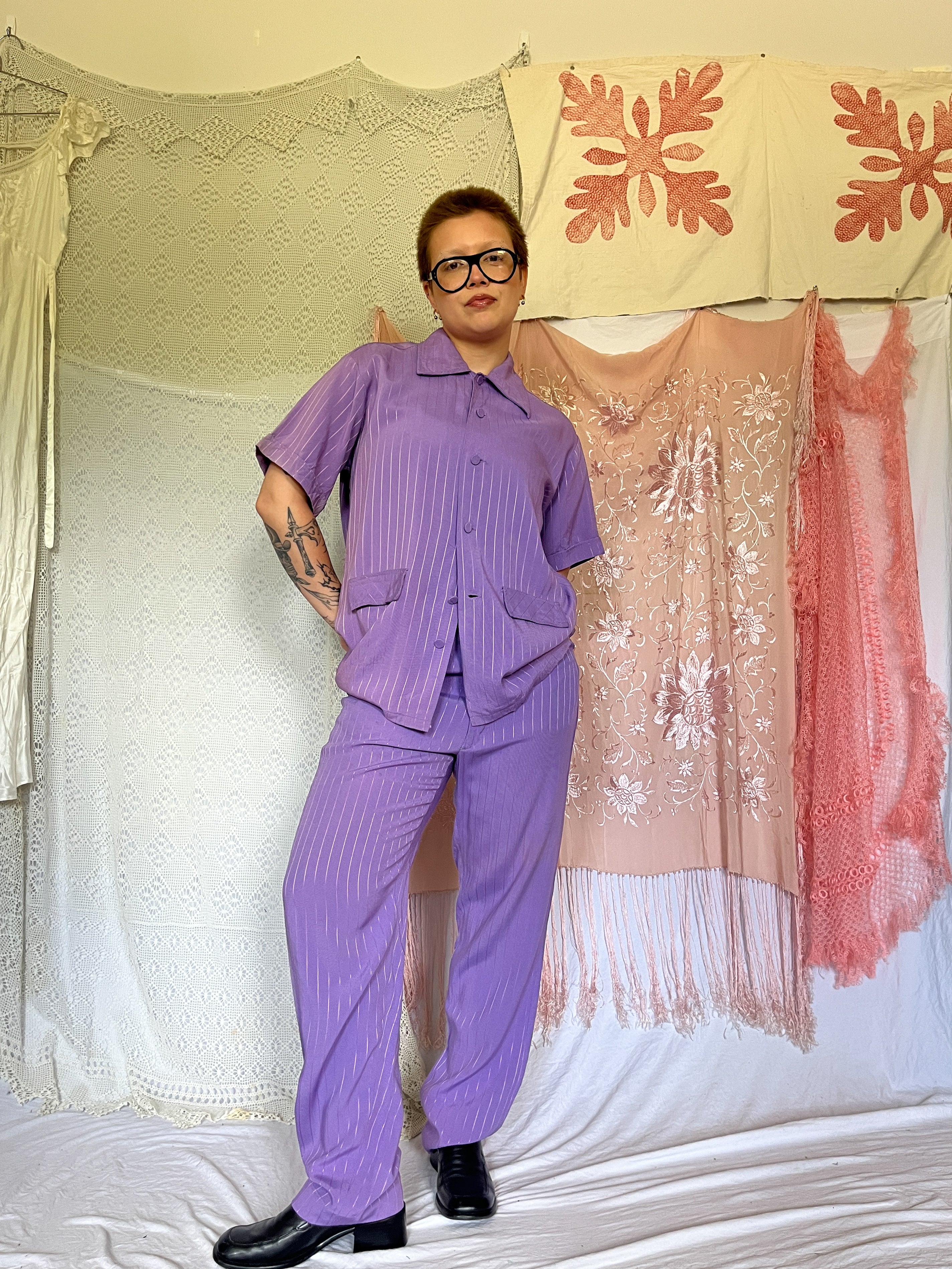 1940’s PURPLE LEISURE SUIT