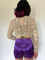 Load image into Gallery viewer, VICTORIAN CROCHET BLOUSE
