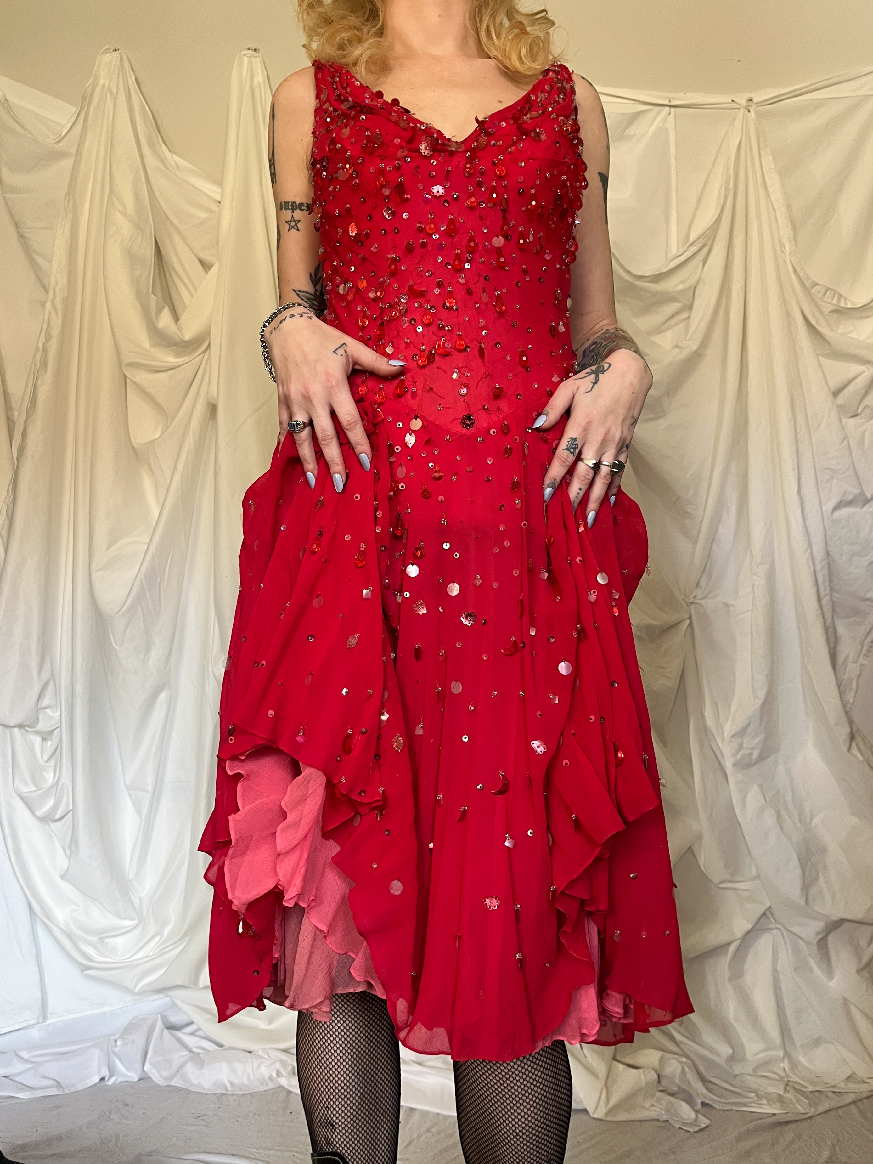 1930’s BEADED DANCER DRESS