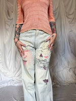 Load image into Gallery viewer, HAND DRAWN JEANS
