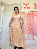 Load image into Gallery viewer, 1940’s PINK LACE DRESS
